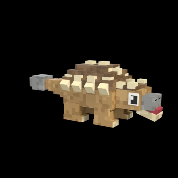 The voxel Ankylosaurus