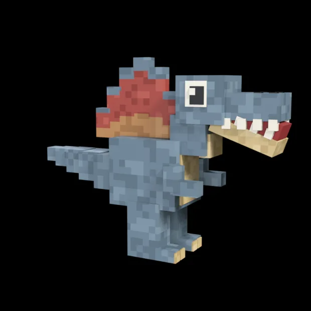 The voxel Spinosaurus