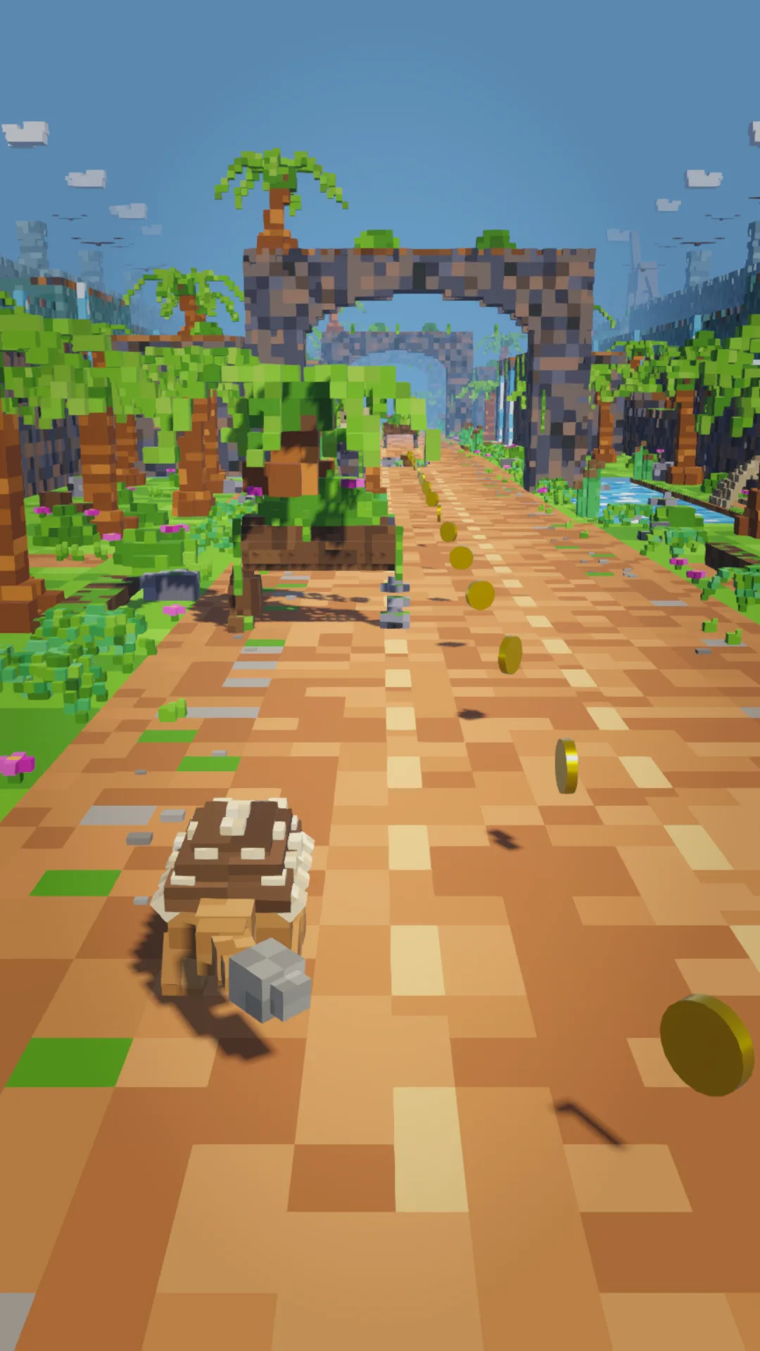 Ankylosaurus on Primeval Valley, a frame from the capture