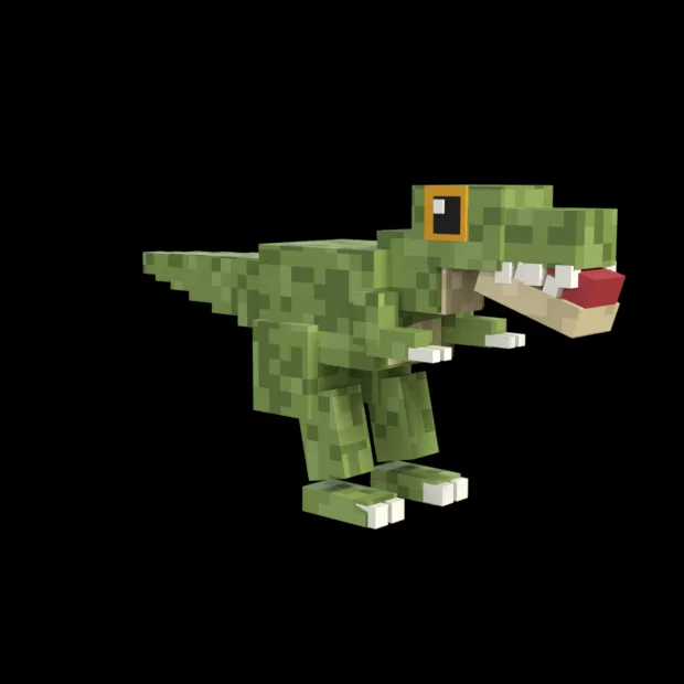The voxel Velociraptor